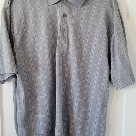 Men’s Grey PGA Tour Polo Golf Shirt Size Large - Picture 4 of 5